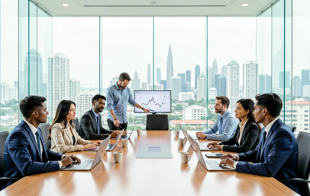 Sesi bimbingan profesional di Silver Crest Lab